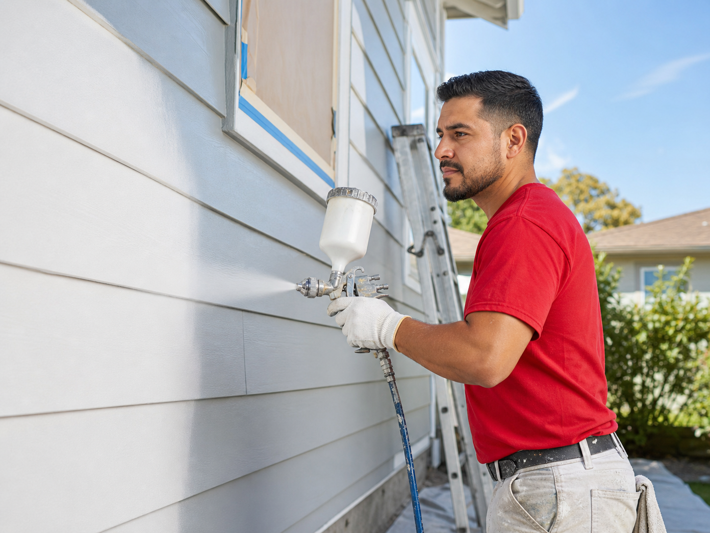 Exterior painting service by MORE Painting & Construction Services